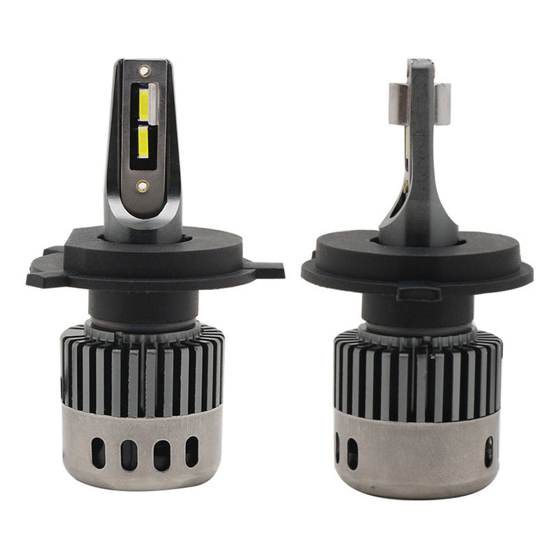X2 Ampolleta Mini Turbo Led T10 Potente 12000lm Conector H4