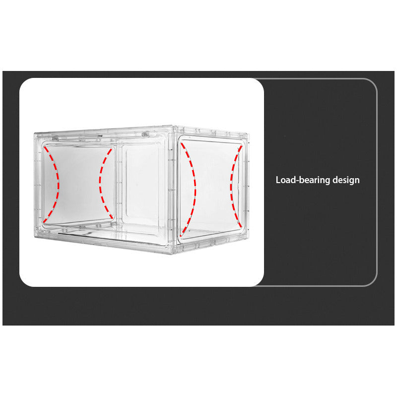 Caja Organizadora De Acrílico Transparente Cn Puerta Imantad