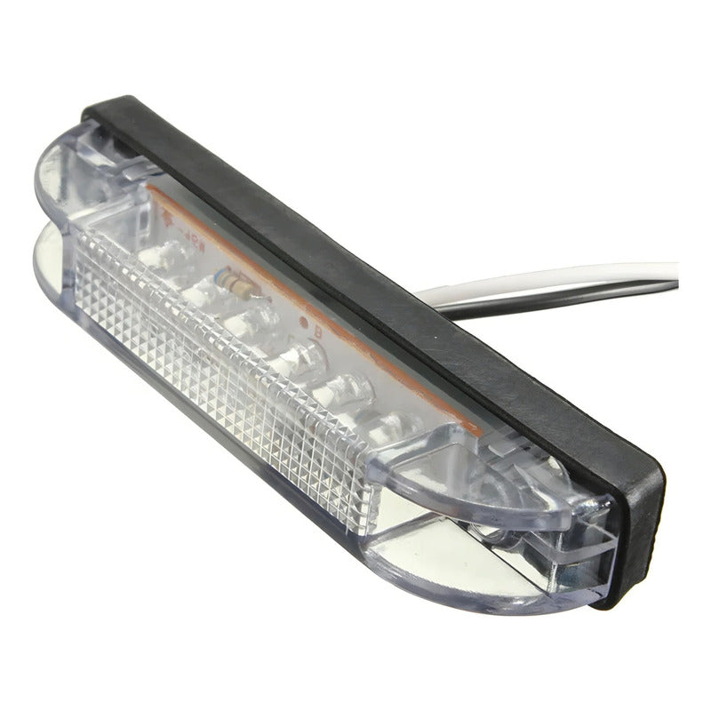 X10 Luz De Trocha Slim 6led Luz Lateral 12v Advertencia /r&c