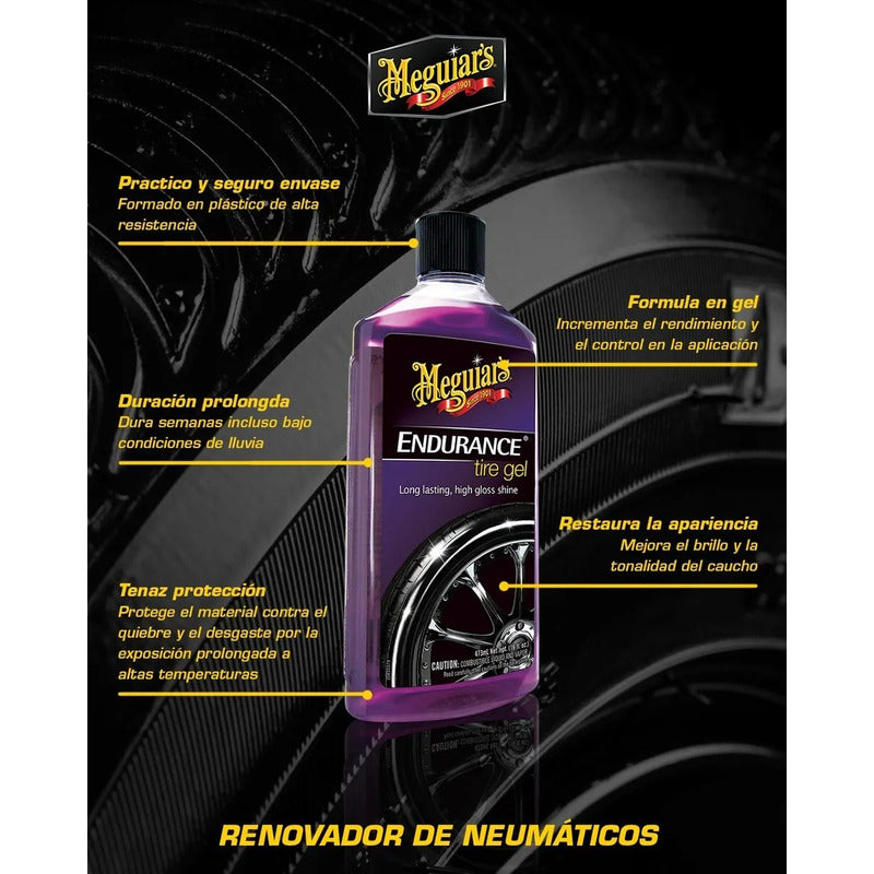 Renovador D Neumáticos En Gel Meguiar's Endurance High Gloss