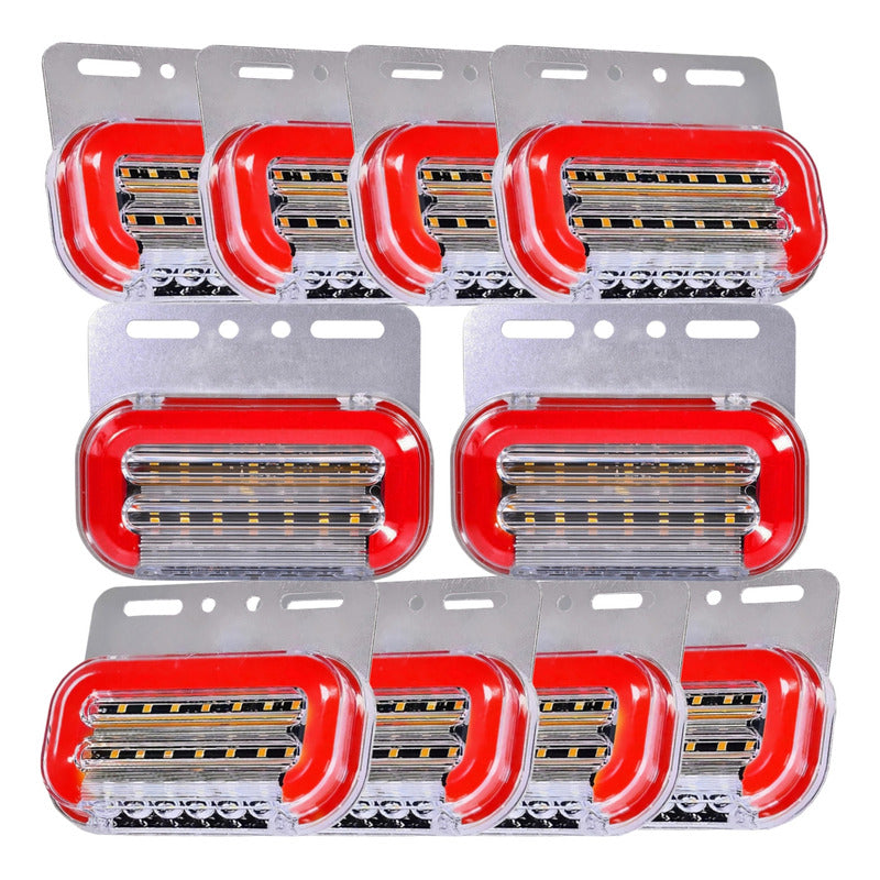 X10 Luz Led De Trocha Bicolor Cn Secuencial 12v/24v Flecha
