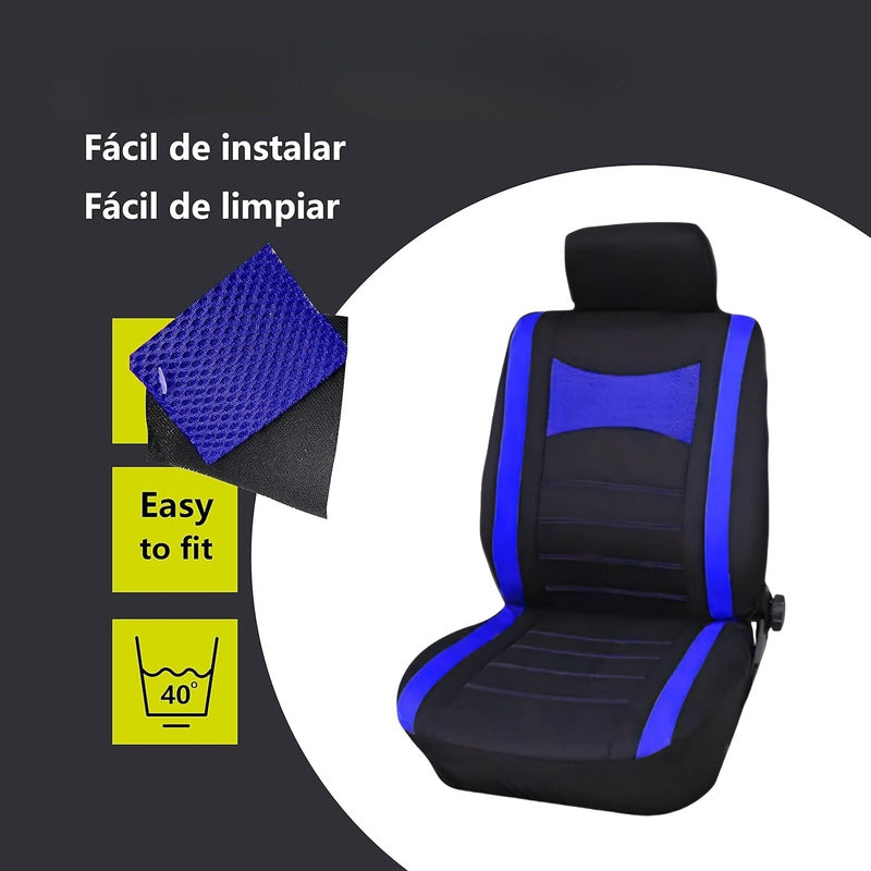 X2 Funda Cubre Asiento Delantero Individual 2pcs Funda Malla