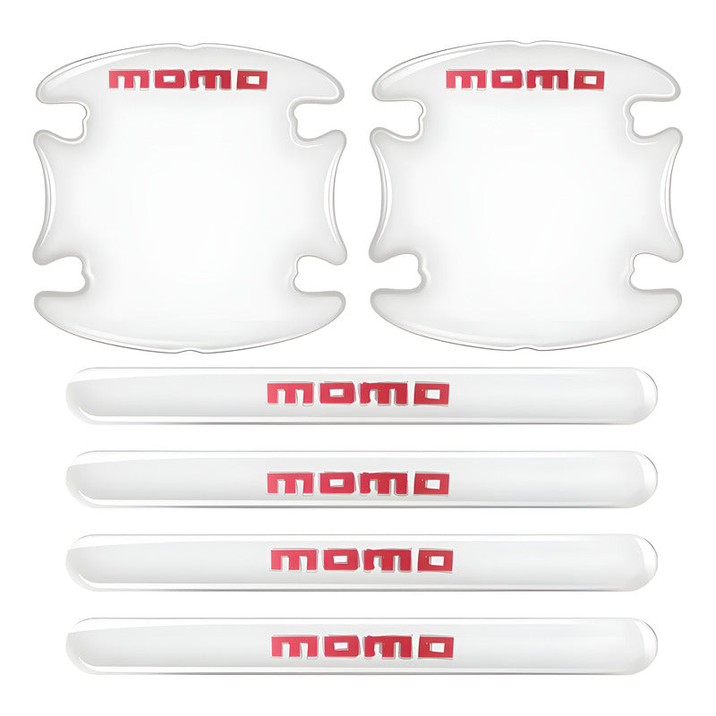 Set 8pcs Protector De Manilla + Topes De Puerta Transparente