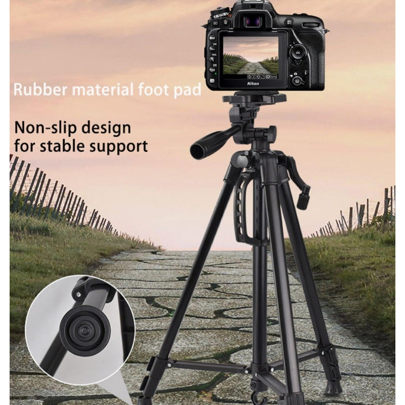 Trípode Profesional Cámara/celular Universal Aluminio 130cm