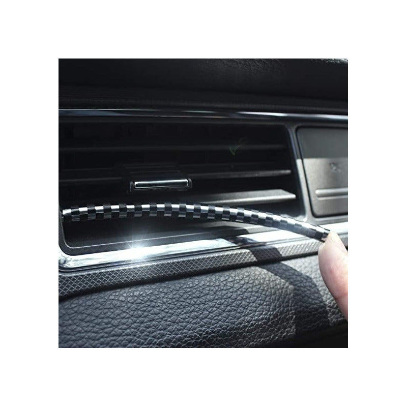 Moldura De Auto Protectora De Puertas Y Capot 15m Fibra /r&c