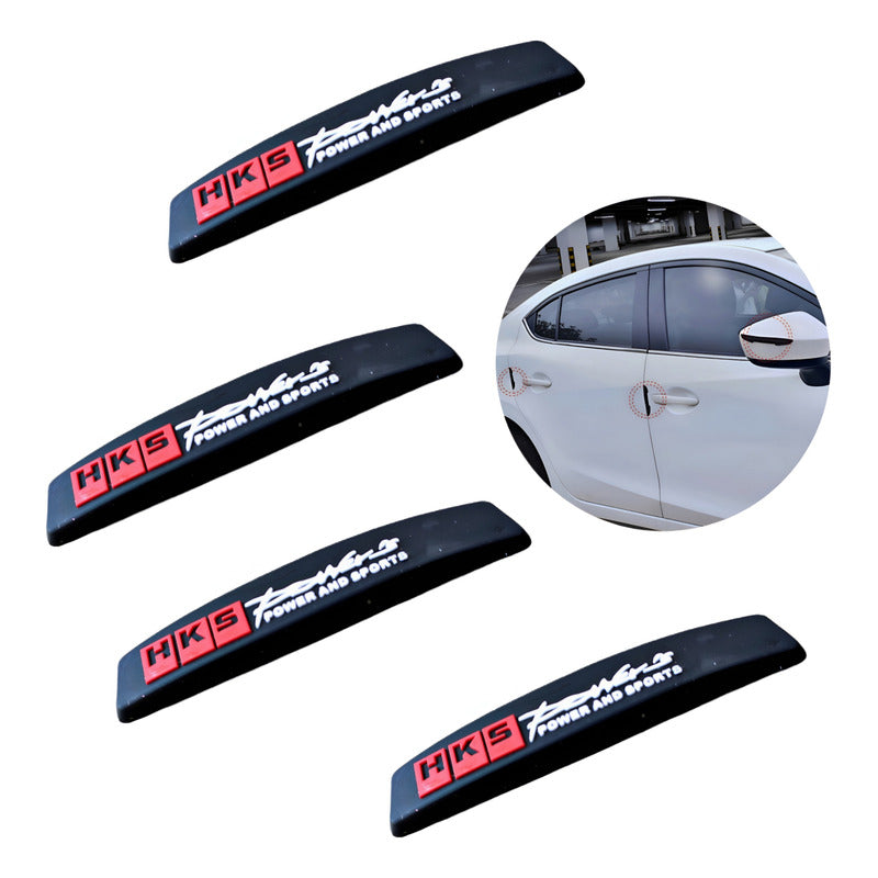 X4 Topes De Goma Adhesivo Protector Puerta Y Retrovisor /r&c