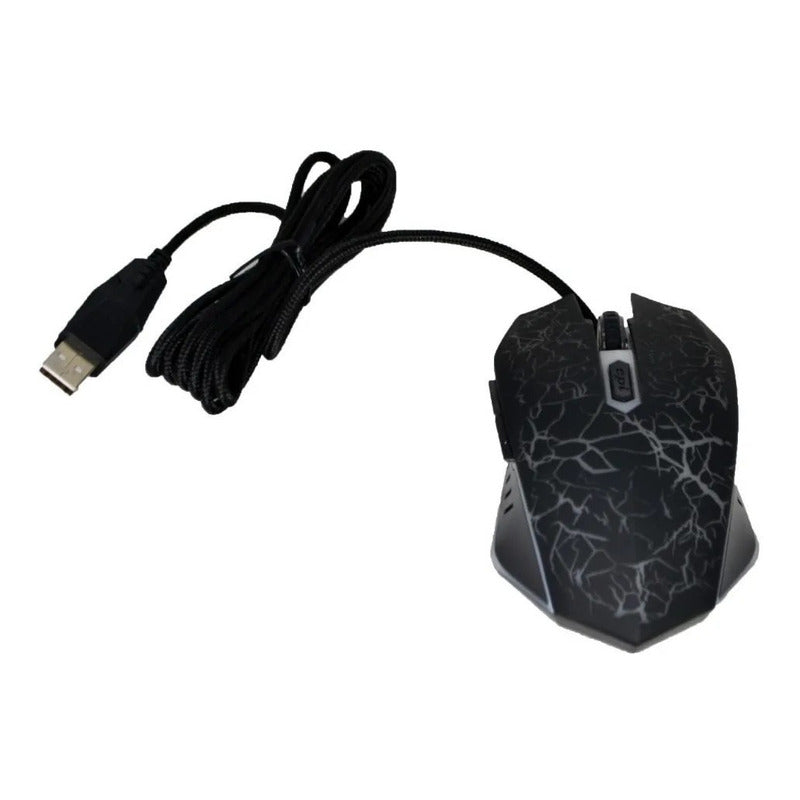 Kit Gamer 4en1 Teclado + Mouse + Mouse-pad + Audifnos Aoas/r