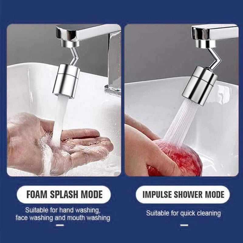 Grifo Giratorio 720° Con Filtro Baño Cocina Antioxido Univer