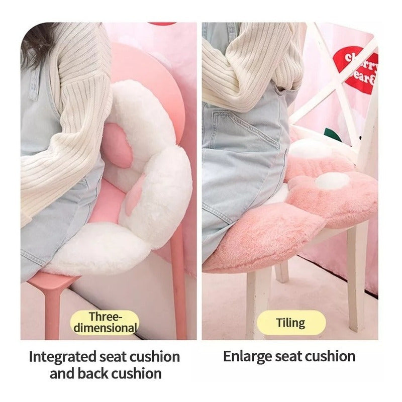 Cojín Para Silla Asiento Peluche Garrita Gato Mueble Mascota
