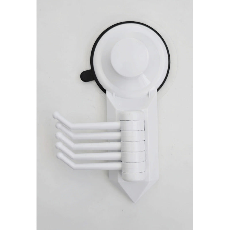 Gancho Para Baño Kmt 5200774 Blanco Y Acabado Mate X Unidad