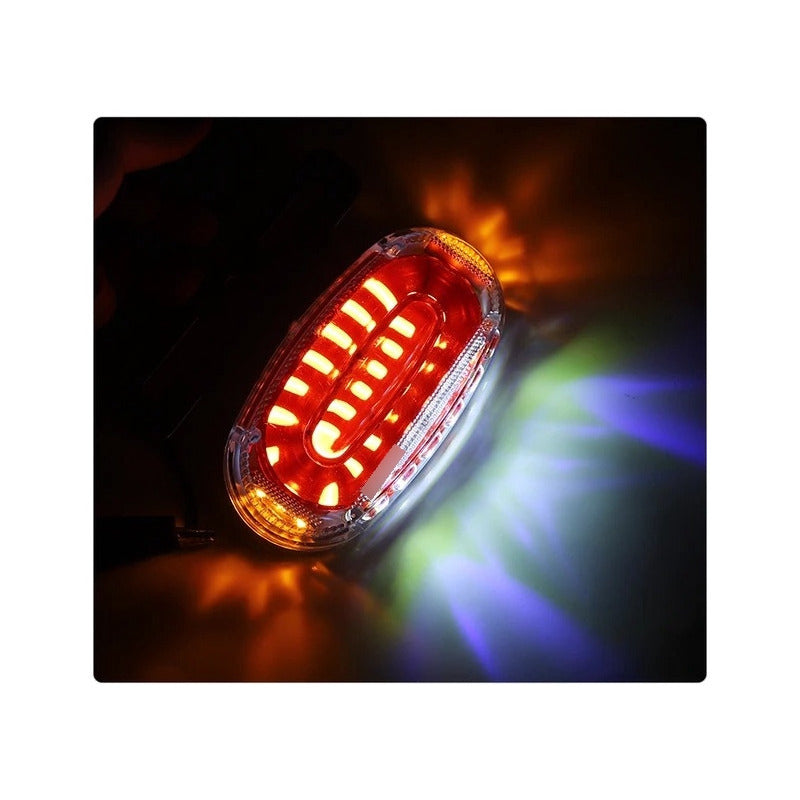 X10 Luz Led Lateral Luz D Trocha Posición Trasera 24v Bcolor