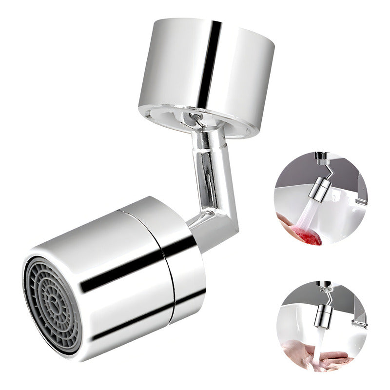 Grifo Giratorio 720° Con Filtro Baño Cocina Antioxido Univer