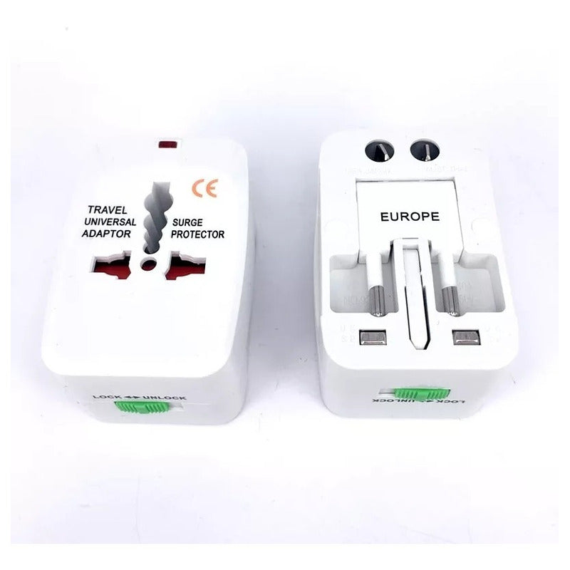 Adaptador De Enchufe Viajero Conector Universal Para Viaje