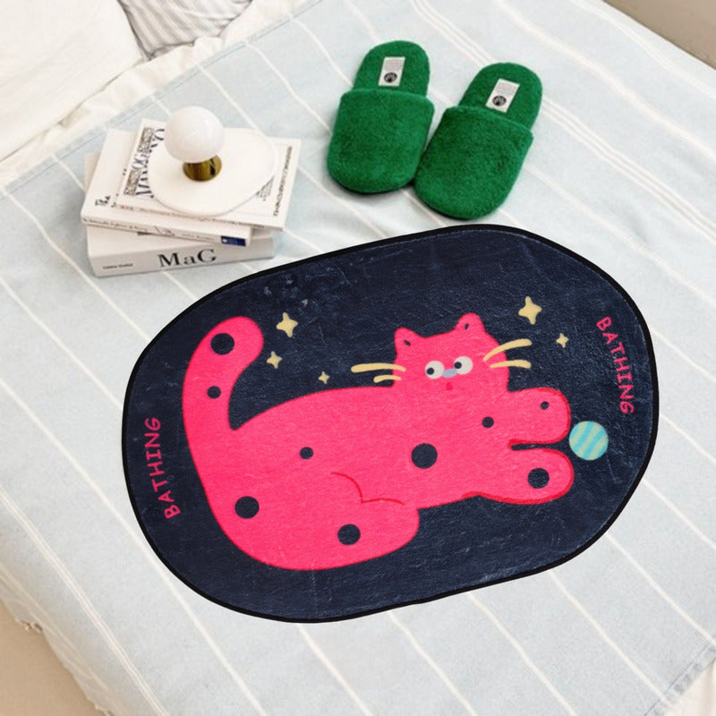 Limpiapiés Alfombra Bienvenida Baño Dormitorio Decora Kawaii