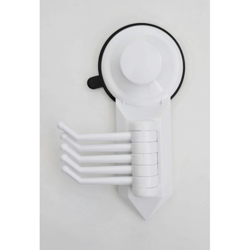 Perchero Colgador 5en1 Gancho Percha Cn Ventosa Multiuso R&c