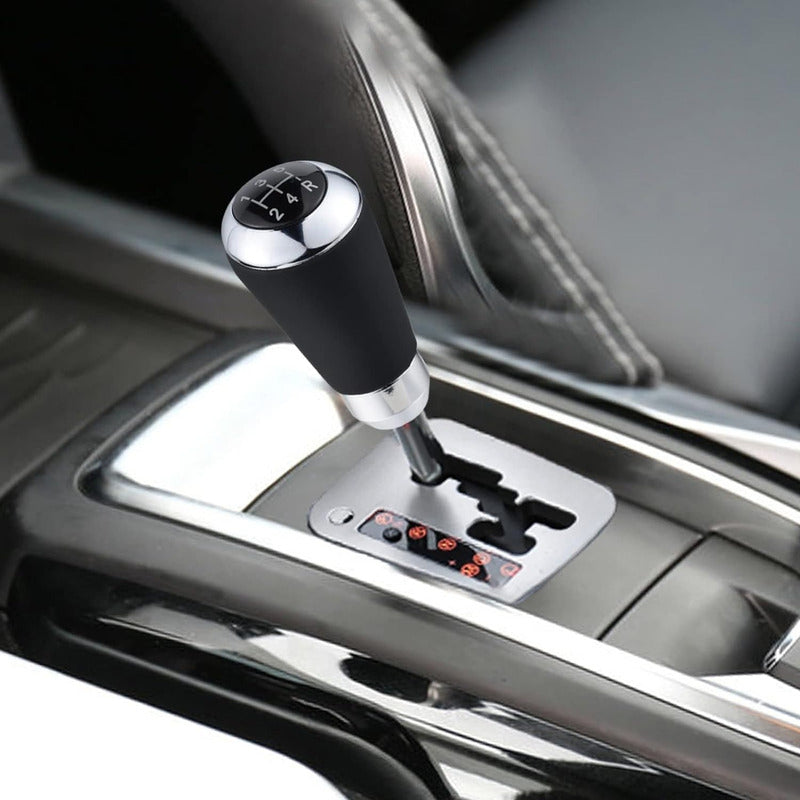 Pomo Palanca Cambio 5ta Ecocuero Diseño Auto Tuning Universa