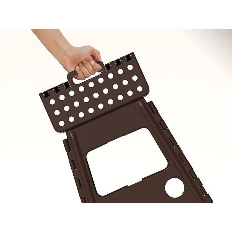 Taburete Plegable Banquito Pórtatil Piso Escala 45cm /r&c