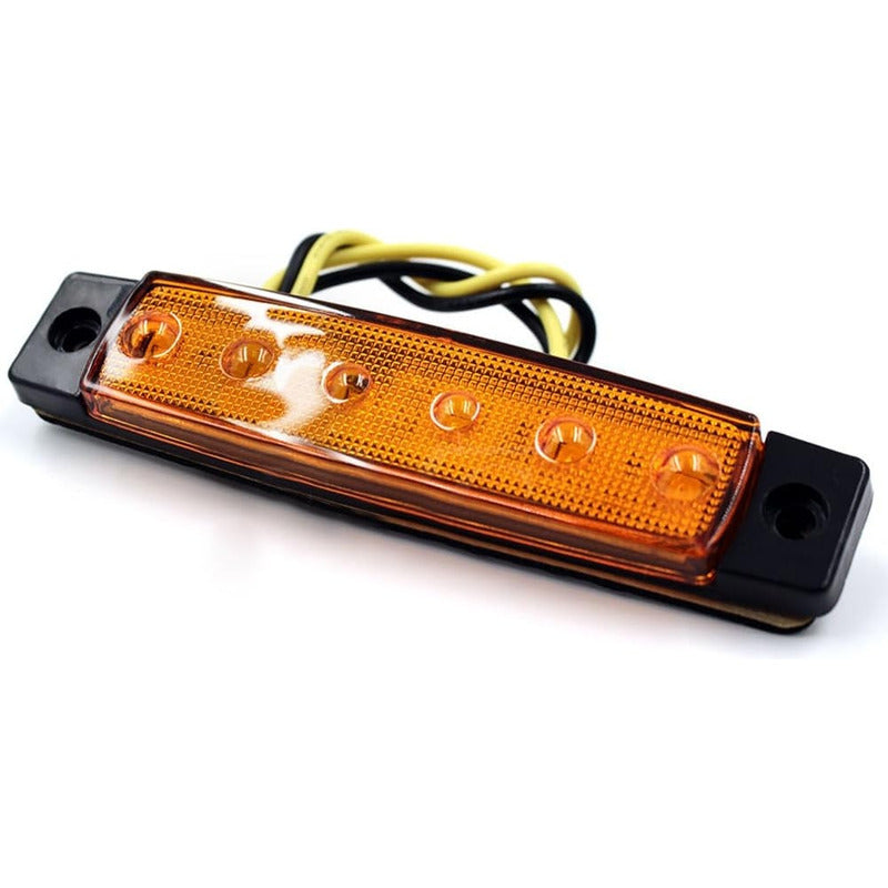 X10 Luz Led De Trocha Lateral Posición Bivoltaje 12-24v 6led