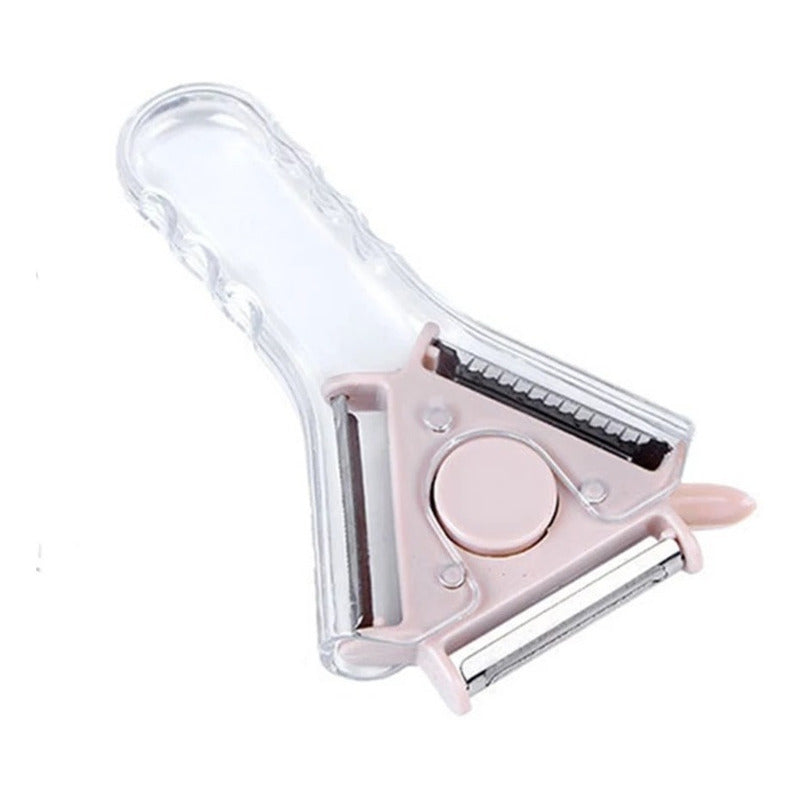 Pelador De Papas Frutas Y Verduras 3en1 Multiusos Ergonómico