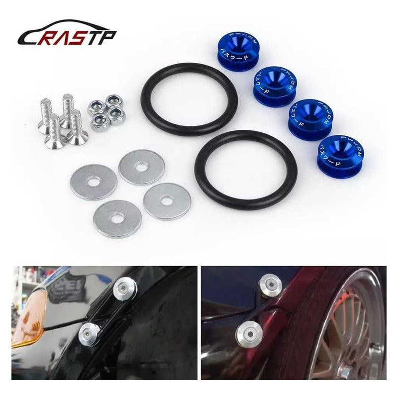 X4 Soporte Parachoque Racing Sujeta Aluminio Tuning / R&c