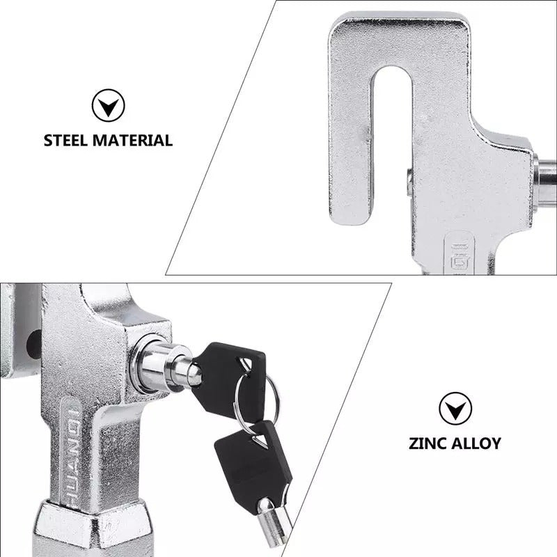 Traba Pedal Anti Robo Auto Embrague Freno Llave Seguridad