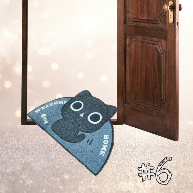 Limpiapiés Alfombra: Bienvenida Mascota Cocina Baño Decora