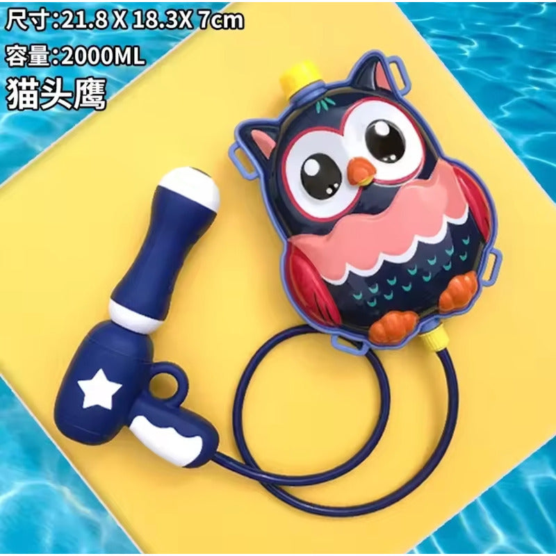Juguete Mochila Lanza Agua Diseños Para Niñ@s Piscina /ryc