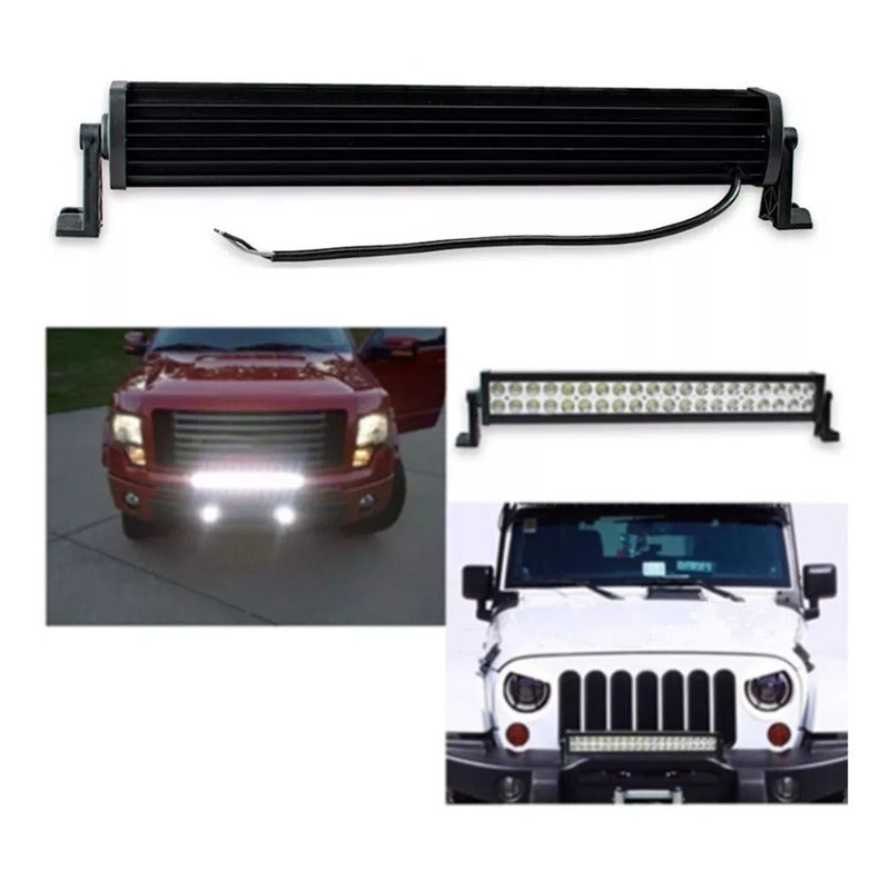 Barra Led 4x4 Luz Neblinero 40 Led 120w Auto Camioneta /r&c