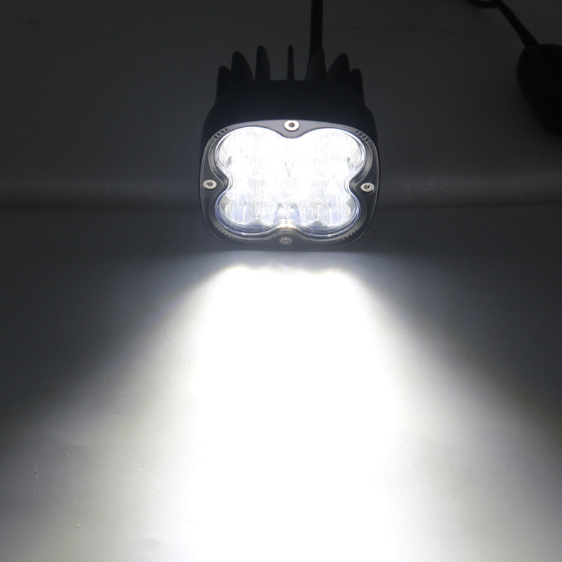 Neblinero Led Destellante 12v-24v Foco Auxiliar Estrobo /ryc
