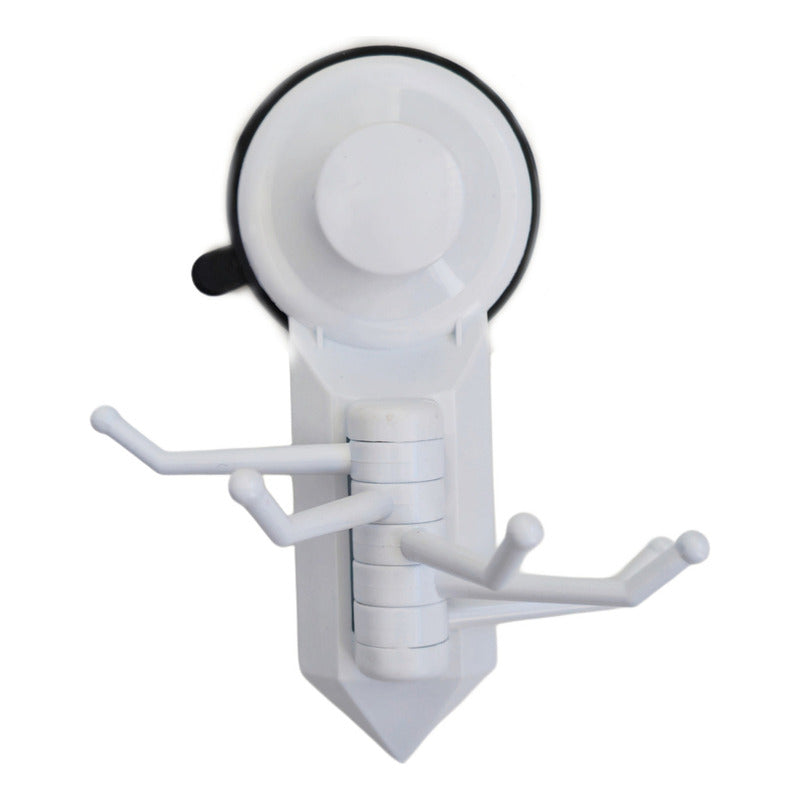 Gancho Para Baño Kmt 5200774 Blanco Y Acabado Mate X Unidad