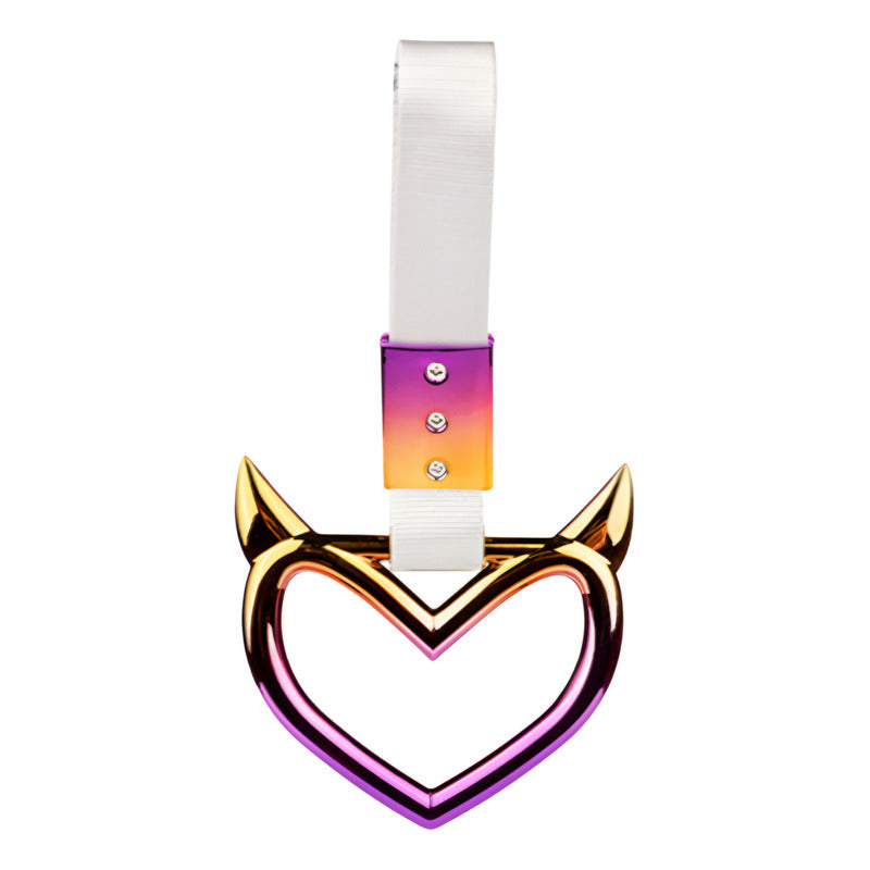 Colgante Anillo Tsurikawa Corazón Tornasol Manija Correa Man