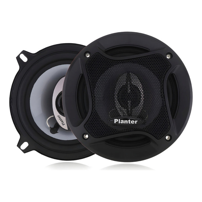 X2 Parlante 6 Pulgadas 16cm Redondo Coaxial 400w 3vias Auto