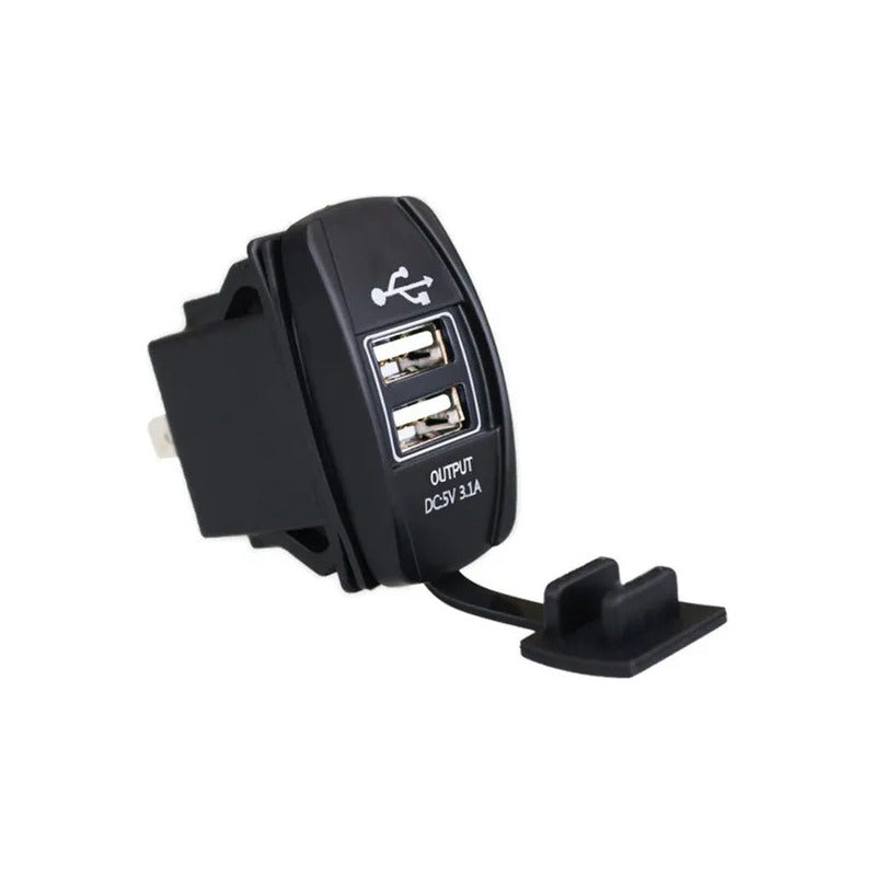 Adaptador Doble Usb Enchufe Encendedor Mod2 Auto 12-24v 3.1a