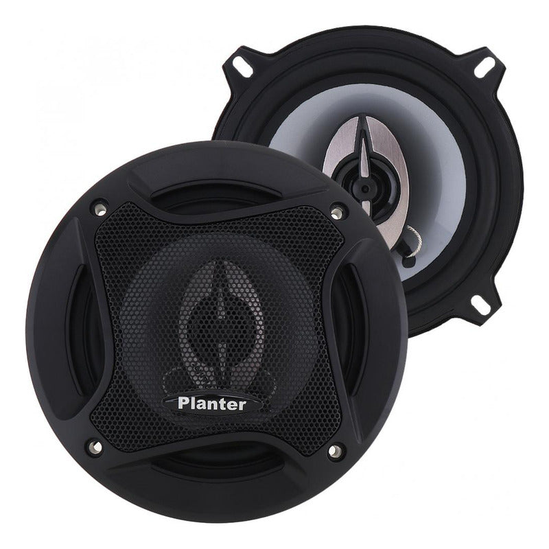 X2 Parlante 6 Pulgadas 16cm Redondo Coaxial 400w 3vias Auto