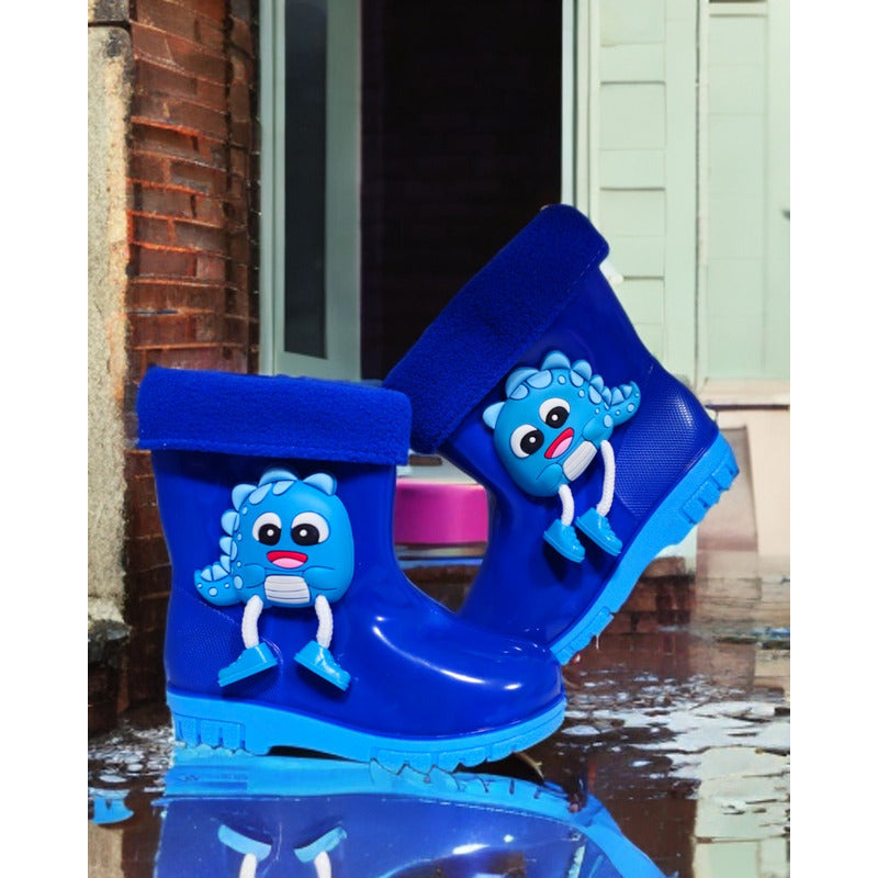 Bota De Agua Niño Niña Impermeable Lluvia Nieve 7584