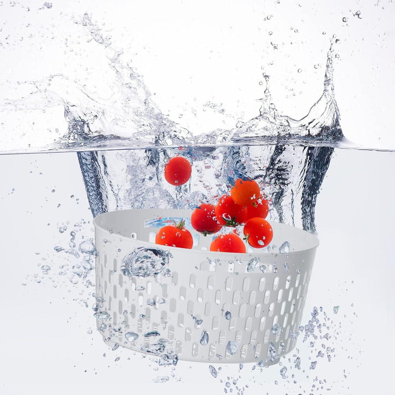 X3 Tupper Hermético Contenedor Alimentos Frescos Con Colador