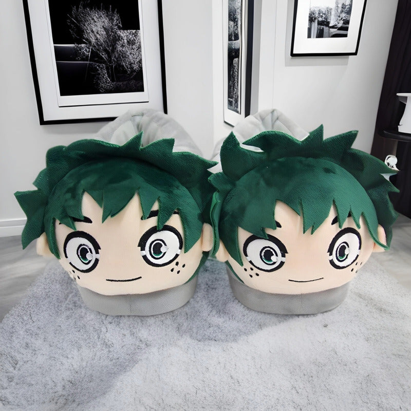 Pantuflas De Anime Cerradas Acolchadas Para Invierno T36-41