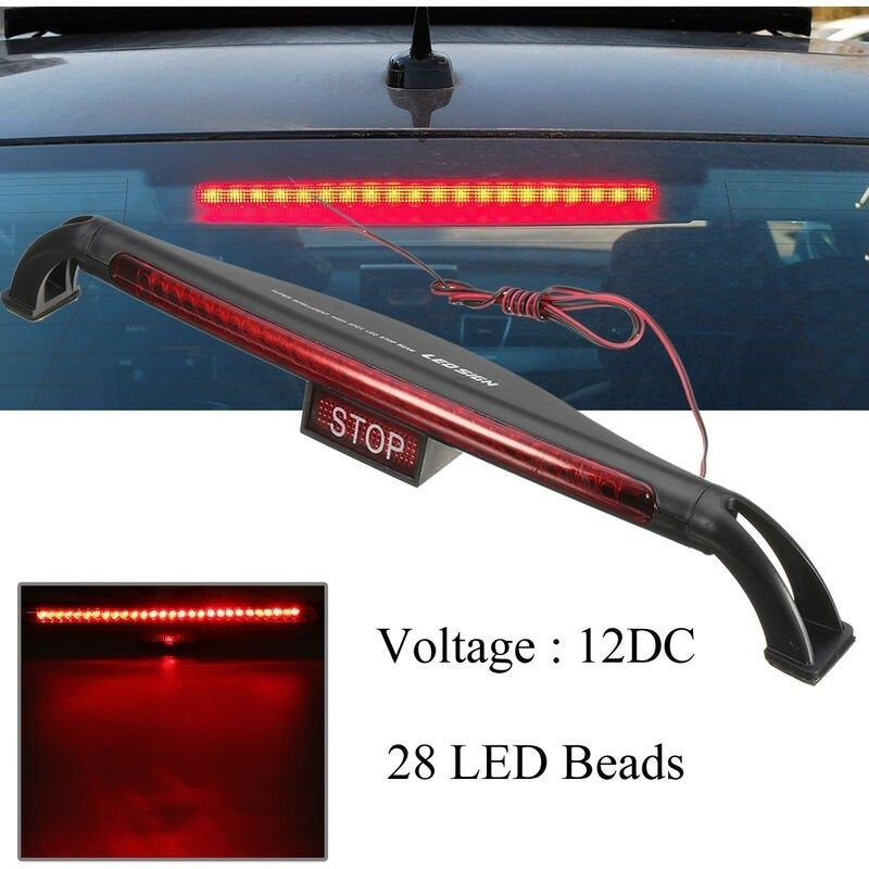 Tercera Luz De Freno Led Adhesiva Stop Auto 12v Universal