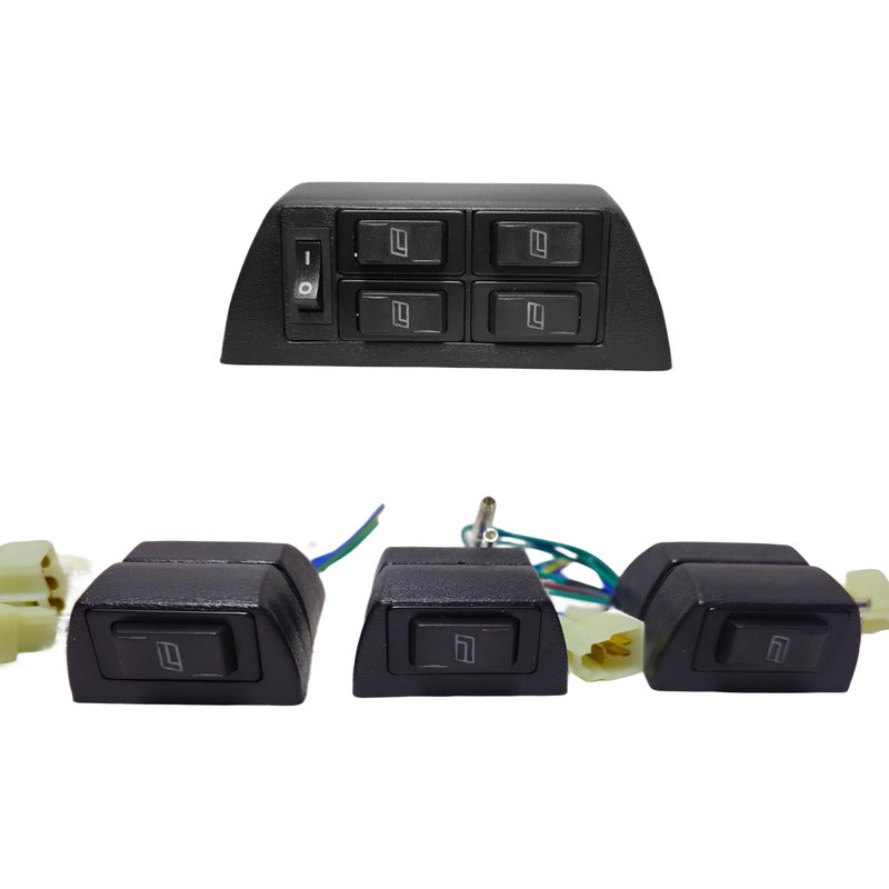 Kit Alzavidrios Eléctrico Némesis 4 Ventanas 12v Universal