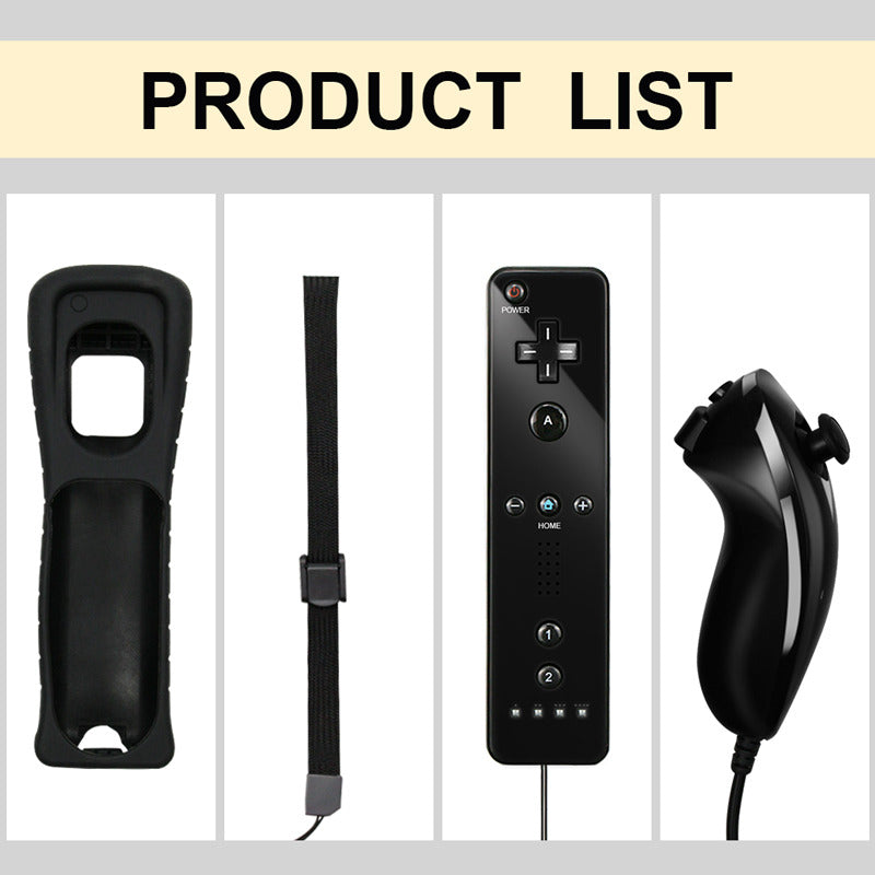 Joystick Compatible Con N-wii Wiimote + Nunchuk + Funda Wii