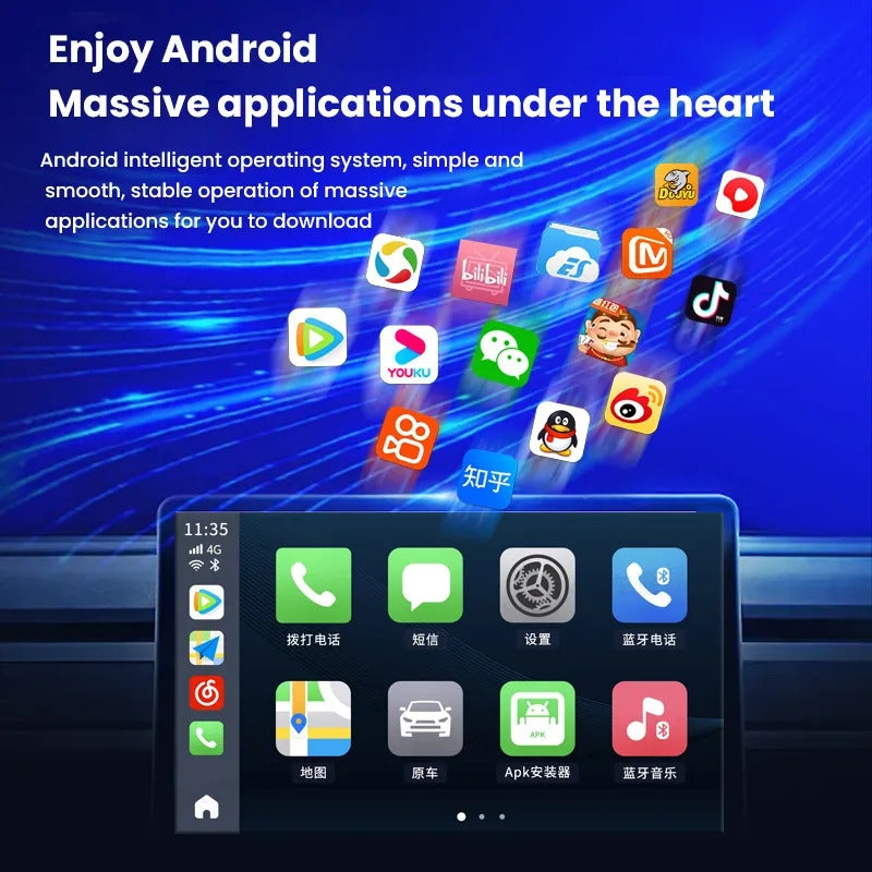 Carlinkit Adaptador Android 13 Box Carplay Auto 4gb+64gb