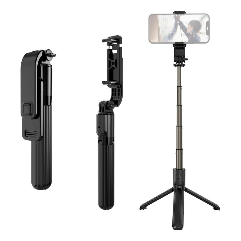 Palo Selfie 3 En 1 Trípode Bluetooth Control /r&c