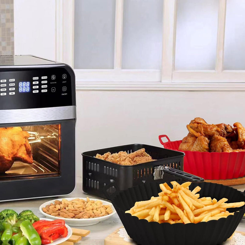 Molde Silicón Antiadherente Para Freidora De Aire Air Fryer
