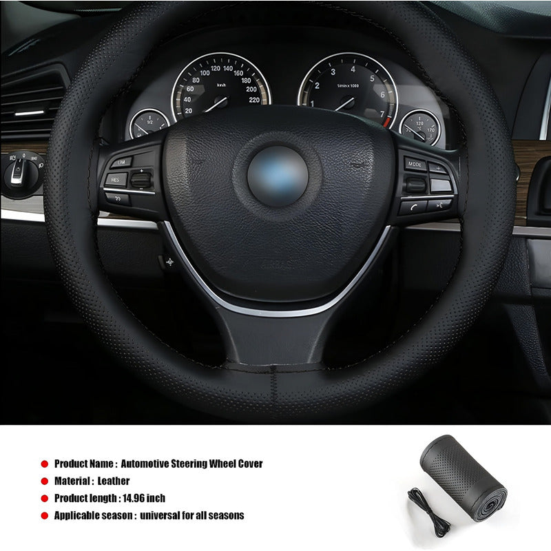 Funda Cubre Volante Cosido Para Auto + Hilo Y Aguja /r&c