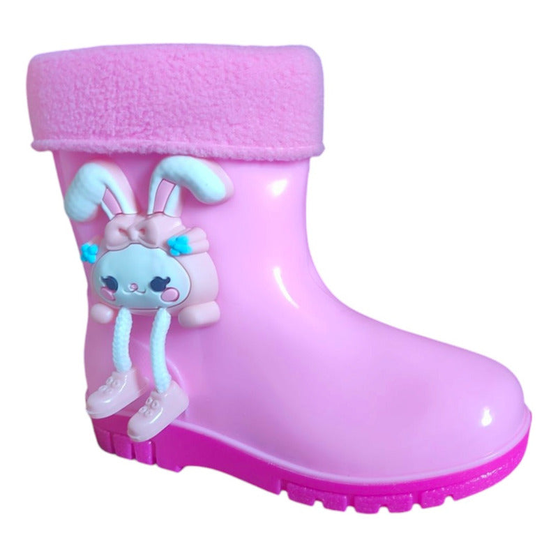 Bota De Agua Niño Niña Impermeable Lluvia Nieve 7584