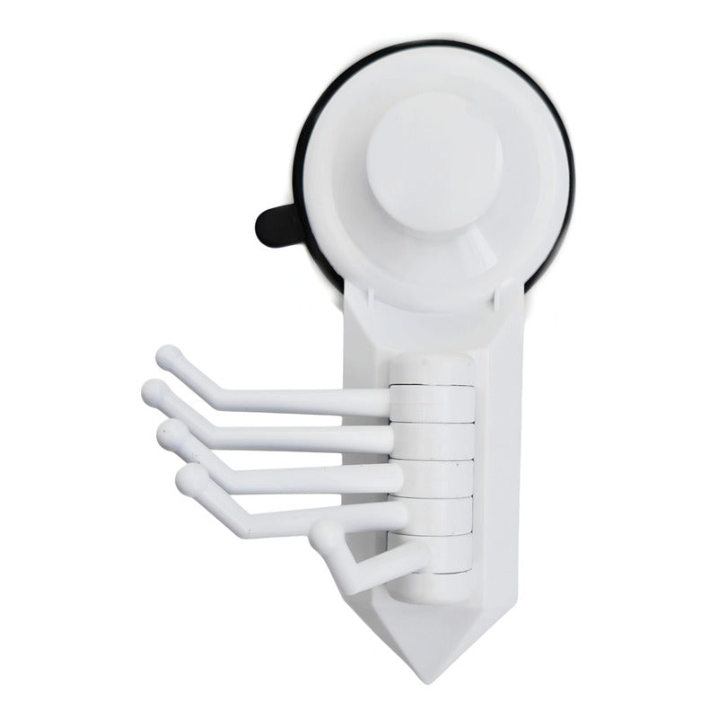 Gancho Para Baño Kmt 5200774 Blanco Y Acabado Mate X Unidad