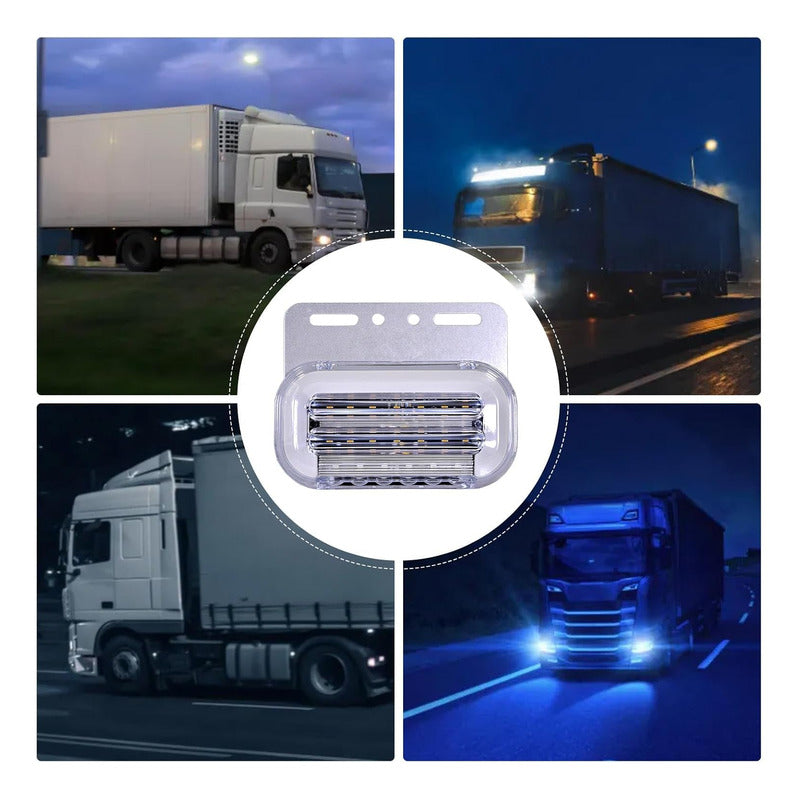 X4 Luz Led De Trocha Bicolor Luz Lateral Secuencial 24v Big