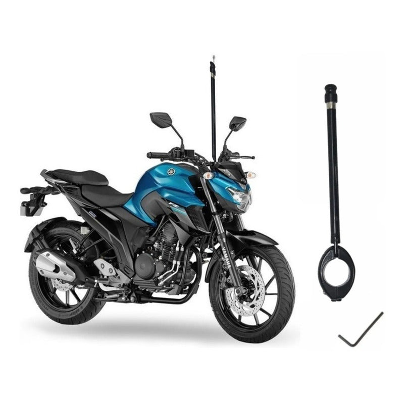 Antena Corta Hilo Antena Seguridad Curado Para Moto