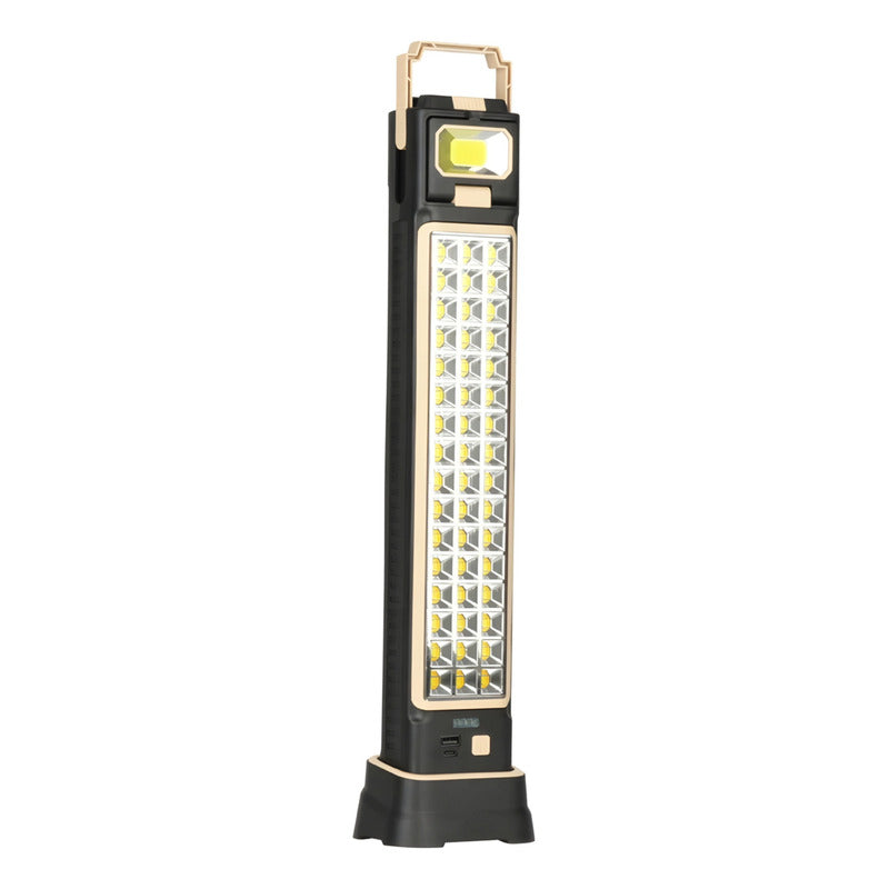 Lámpara De Emergencia Luz Led Recarga Solar /usb +base 48led