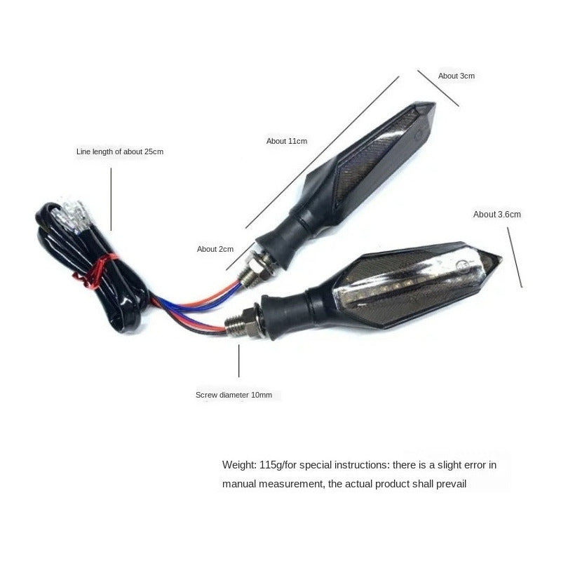 Intermitente De Moto Secuencial Bi Color
